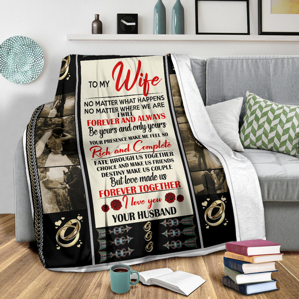 Husband Name to My Gorgeous Wife Mothers Day Quilt