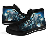 Halo Master Chief High Top Sneaker Master Chief Converse Style Unisex Shoes black