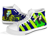 Billie Eilish Custom Sneakers, Bad Guy Custom Shoes