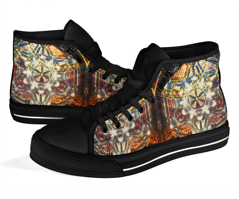 Handmade Shoes Women, Sacred Geometry