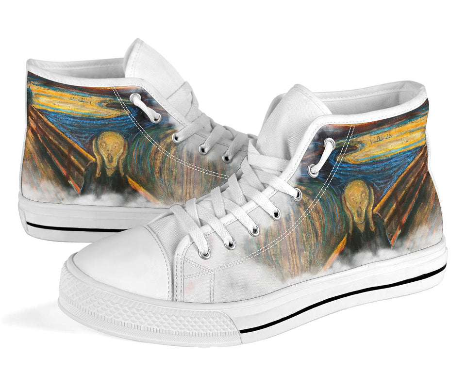 The Scream painting, Custom Made Shoes
