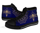 Golden Dragonfly, Lotus Mandala Boots high top