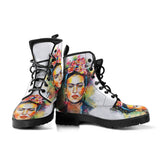 Frida Khalo Women's Canvas Boots I Statement Piece I Frida Khalo collector I Frida Khalo Lover