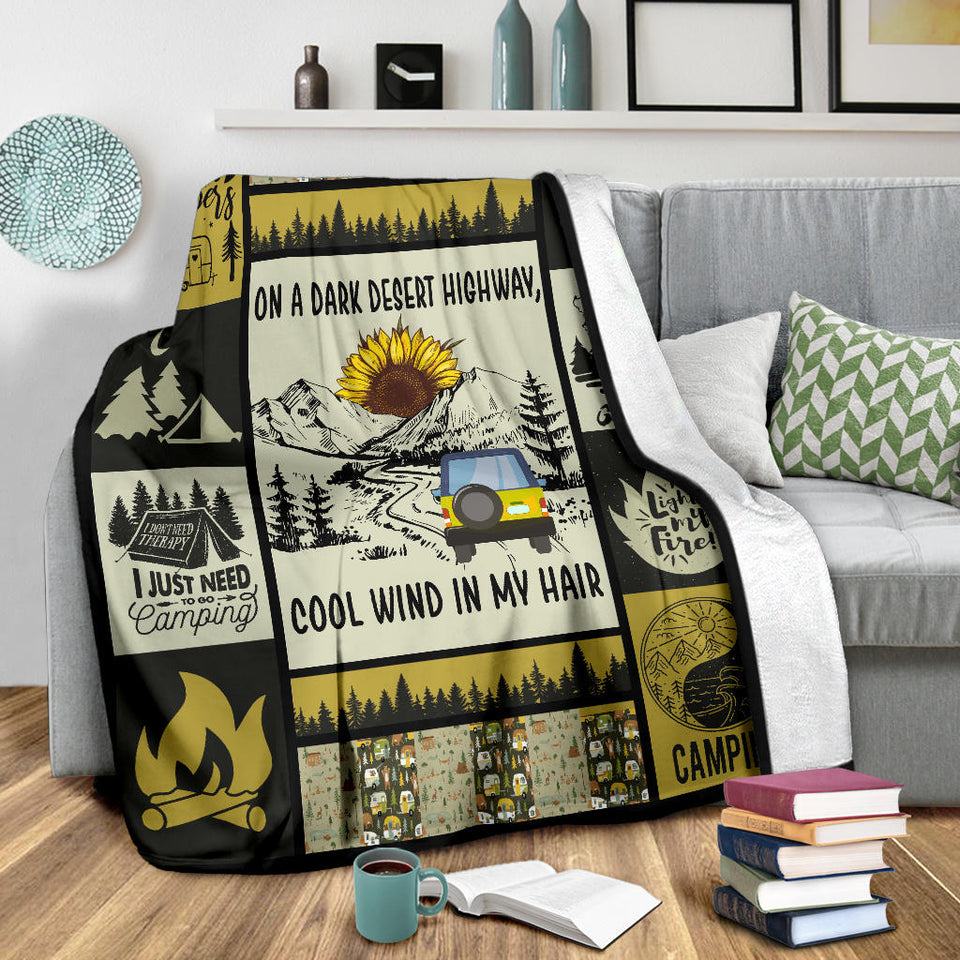 Sunflower Camping - On A Dark Desert Highway