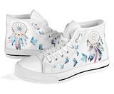 Floral Deer painted shoes Dreamcatcher Hand Painted Shoes