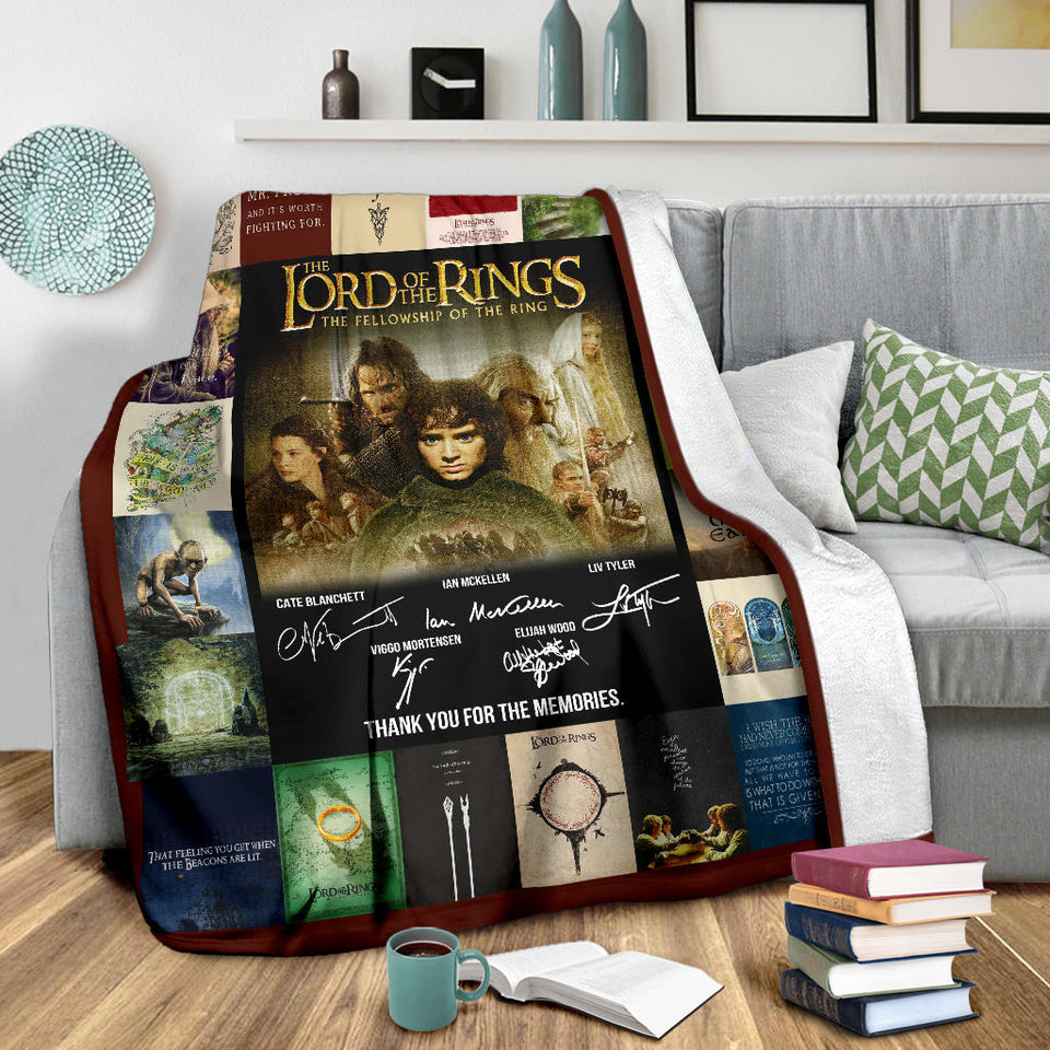 The Lord Of The Rings Blanket