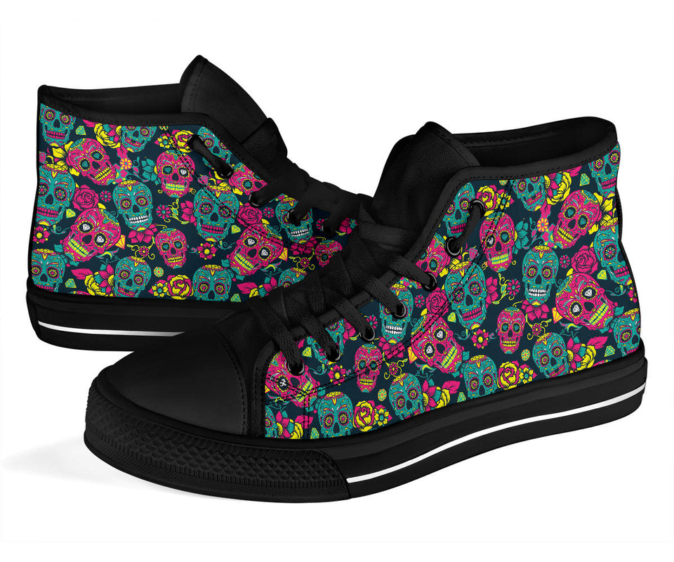 Sugar Skull Boots, Womens Skull Boots 2