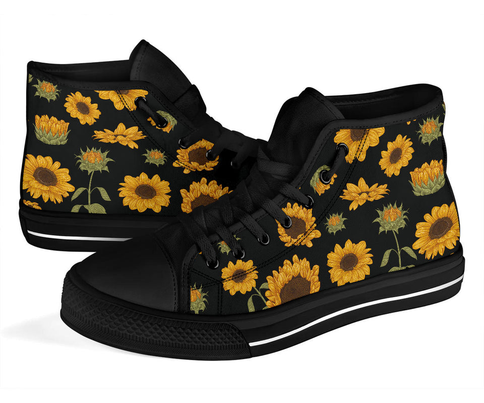 Custom Sunflower Shoes Sunflower Sneakers