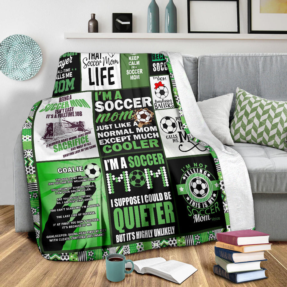 I Am The Soccer Mom Blanket