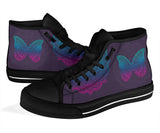 Mandala Butterfly, Handmade Crafted high top