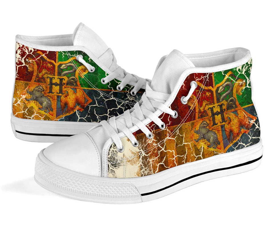 Hogwarts houses arms Harry Potter shoes
