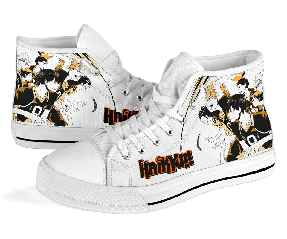 Fly High Haikyuu Hinata Voly Anime themed custom shoes