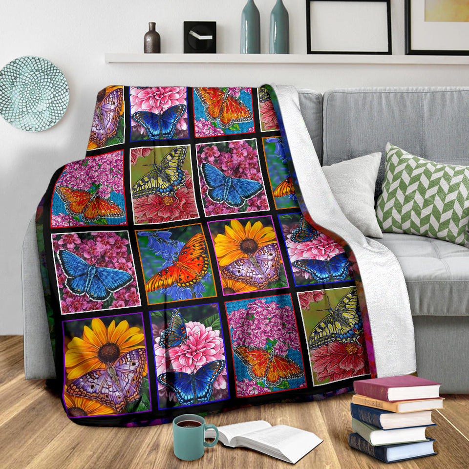 Butterfly Call Me Maybe Christmas Blanket copy