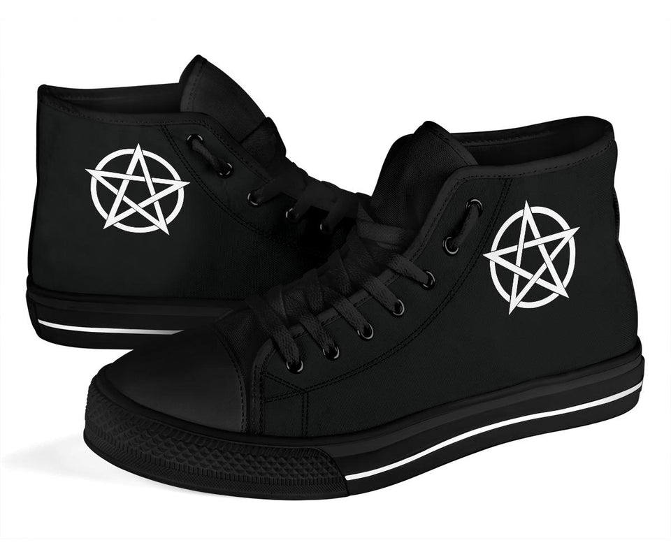 Pentacle Ladies High Top Shoes