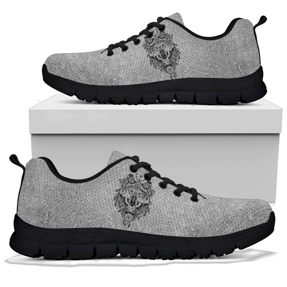 Gray Wolf, Leather Boots Women SNEAKERS