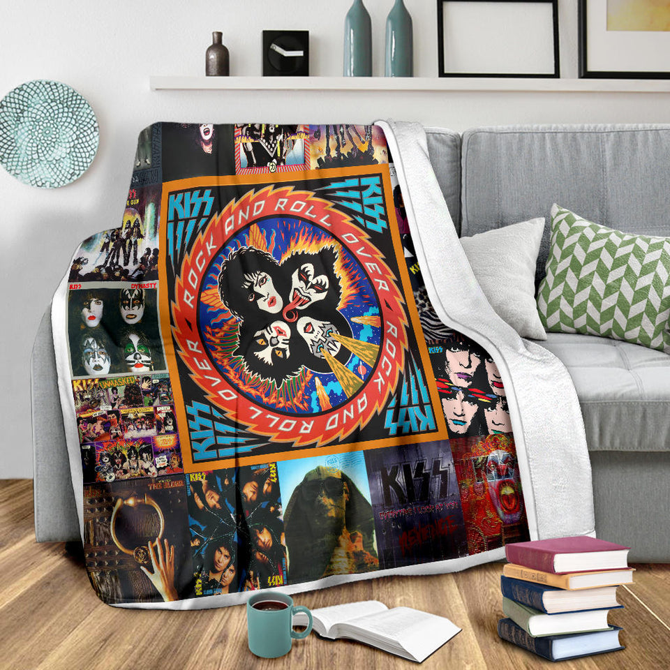 Kiss Blanket Kiss Rock Band Quilt
