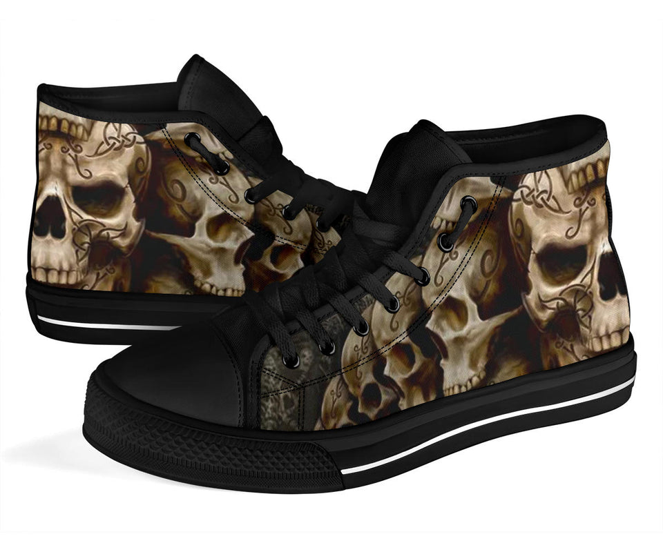 Skull Shoes for Men Fashion Sneaker High Top 7