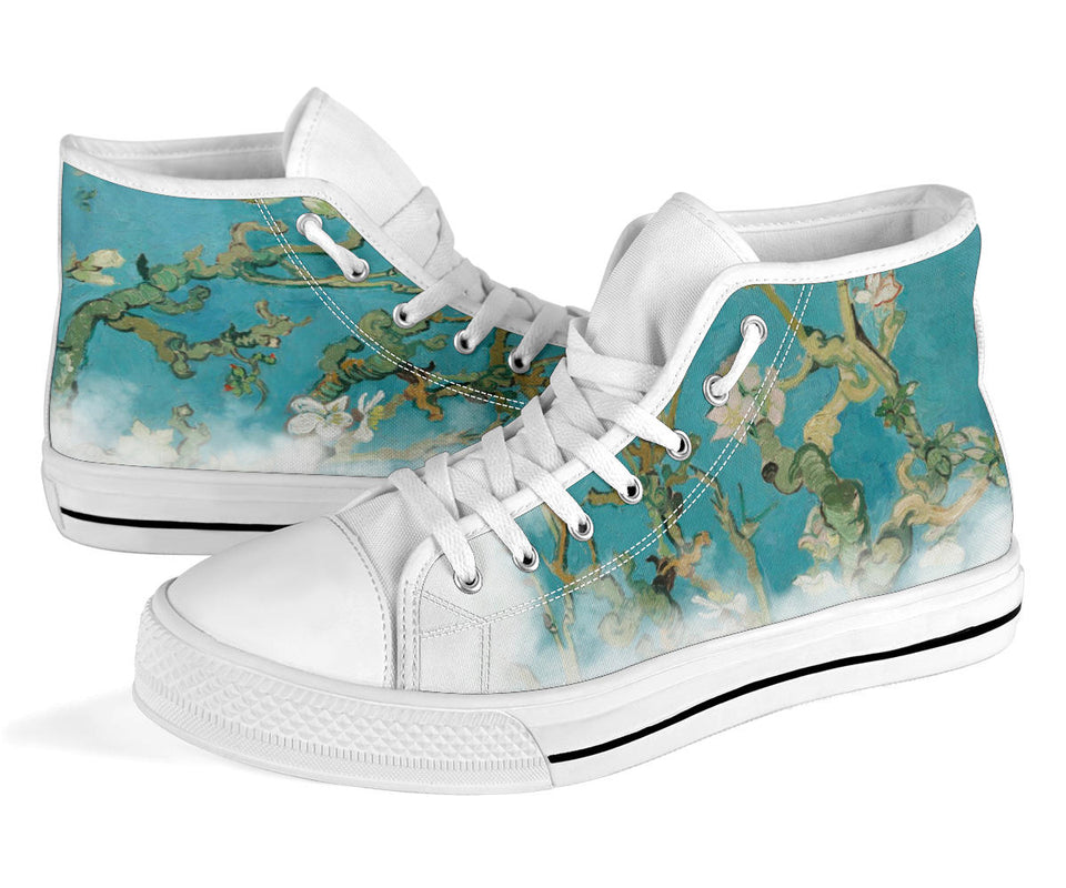 Almond Blossoms - Vincent van Gogh, Custom Made Shoes