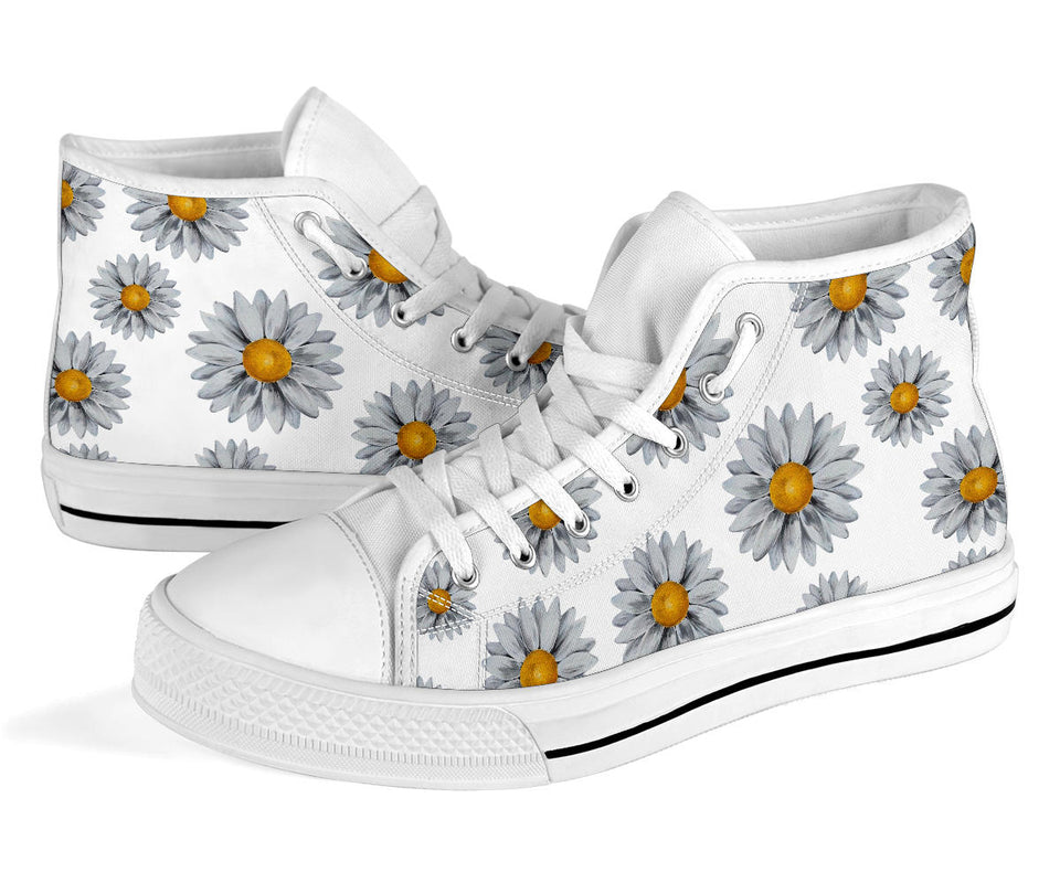 Summer Daisy hand painted shoes