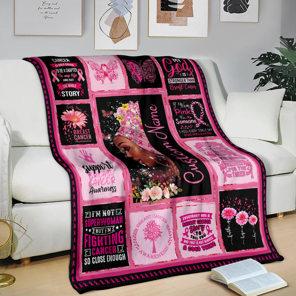 Breast Cancer Awareness Hopes Throw Blanket1 copy