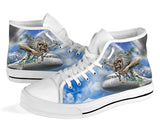 Iron Maiden Shoes, Heavy Metal Band Hightop, Rock Music Shoes