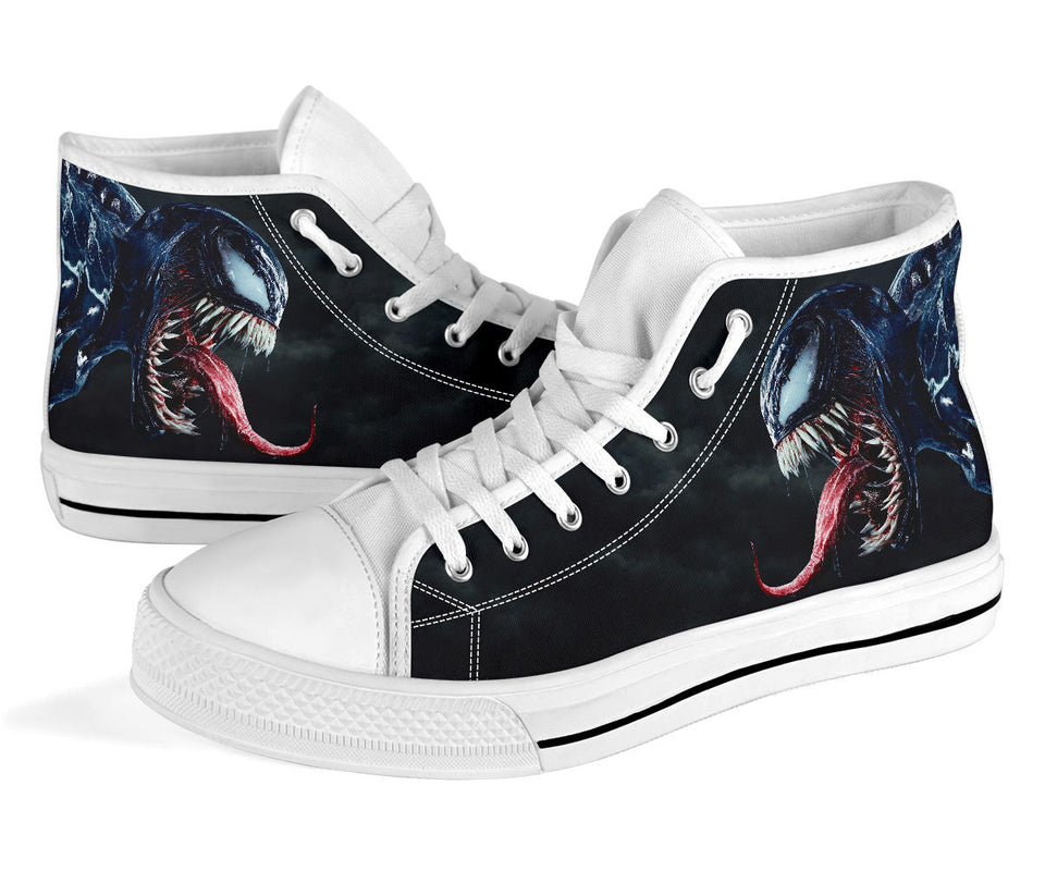 Venom Shoes, Spiderman Converse Style Shoes