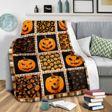 Pumpkin Emoticon Blanket