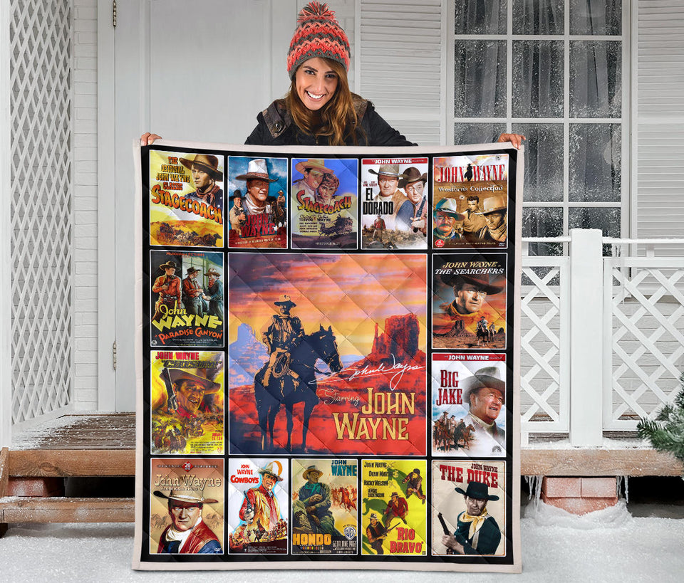Wayne American Fleece Sherpa Blanket - Quilt