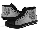 Gray Wolf, Leather Boots Women high top
