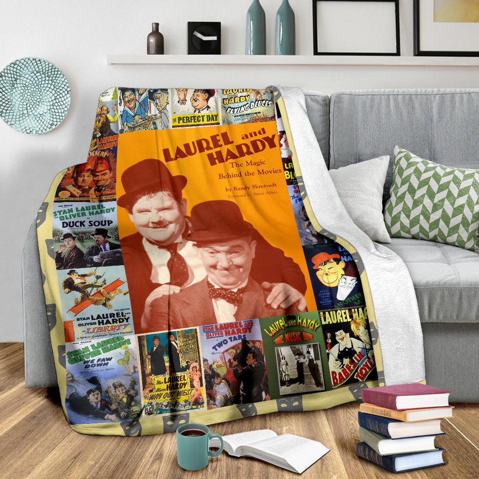 Laurel and Hardy Blanket
