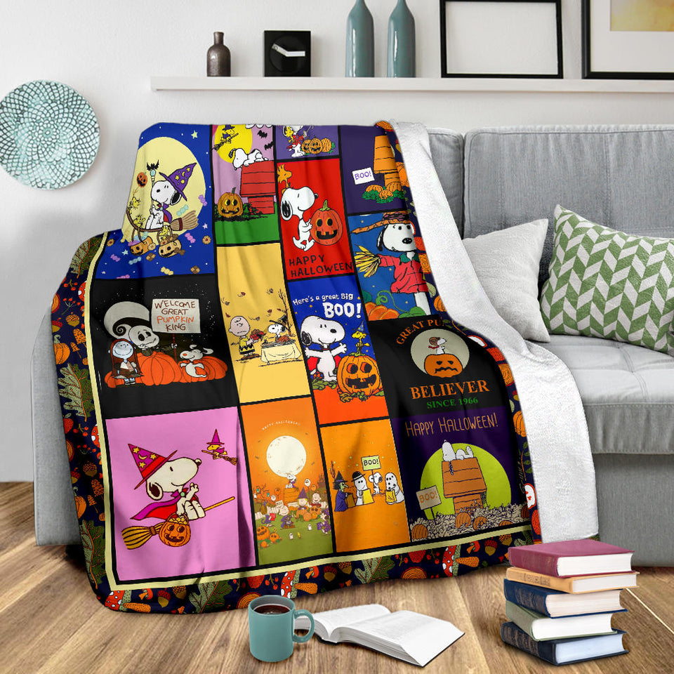 Snoopy Halloween Blanket copy