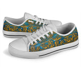 Gold Floral, Vegan Leather, Streetwear, Womens Leather