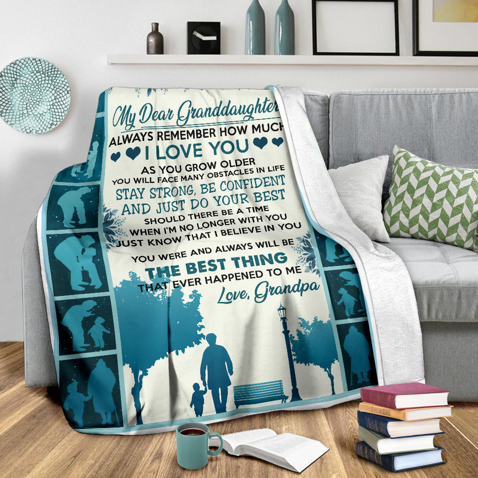 My Dear Granddaughter Love You Love Grandpa