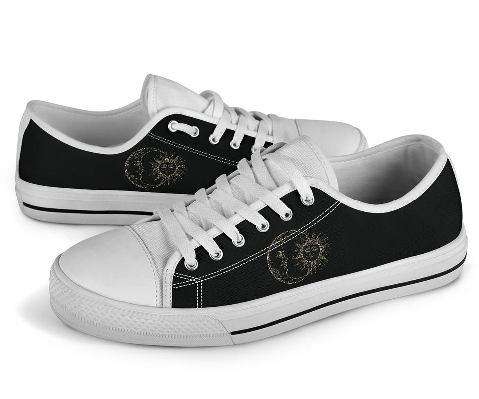 Womens Leather Shoes, Sun Moon Shoes, Leather Boots Women