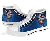 Skull Shoes for Men Fashion Sneaker High Top 1