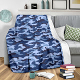 Blue Camouflage Camo Pattern