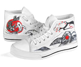 Japanese Koi Fish Hand Painted Shoes