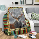 The Deer King Of Hunter Blanket