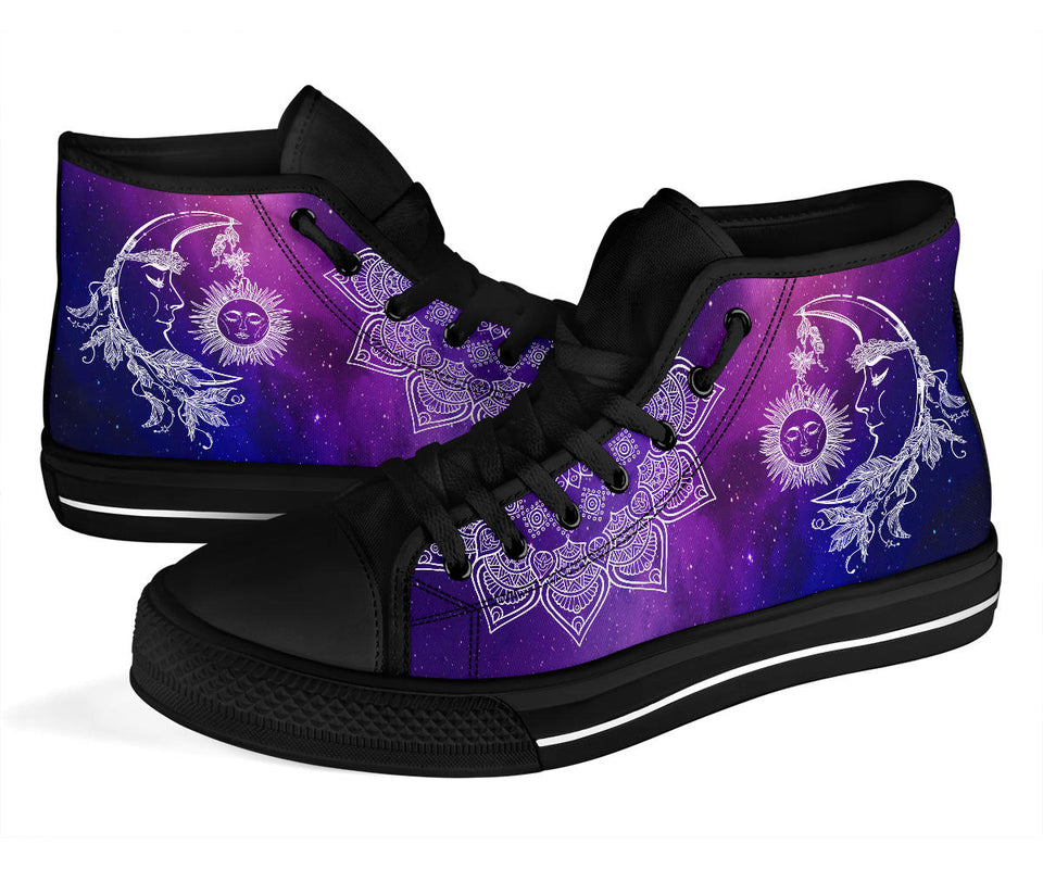Sun Moon, Handcraft Boots high top