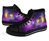 Sun Moon Mandala, Cosmic Galaxy Stars, Women's Boots