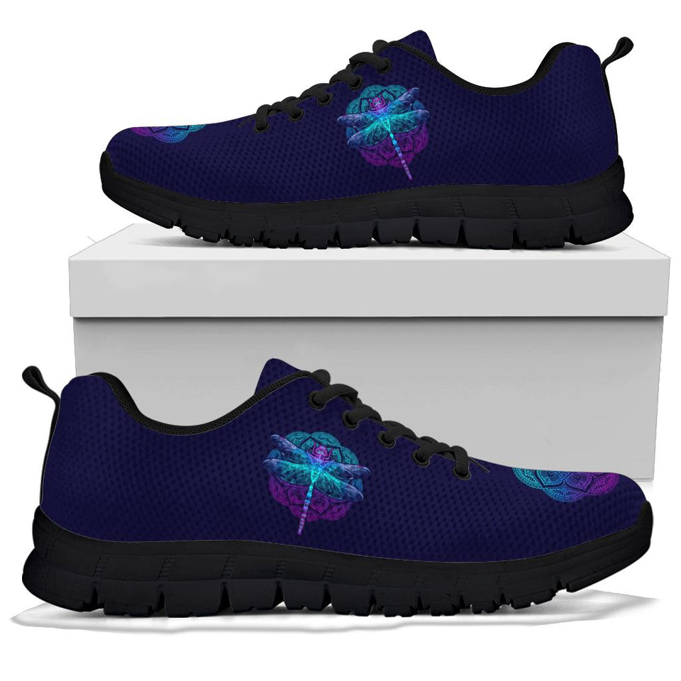 Handcrafted Boot, Dragonfly Mandala SNEAKERS