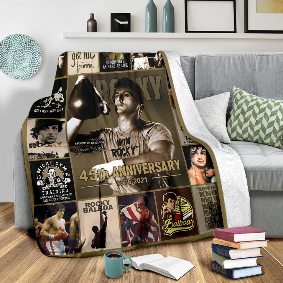 Rocky Blanket 45th Anniversary Quilt