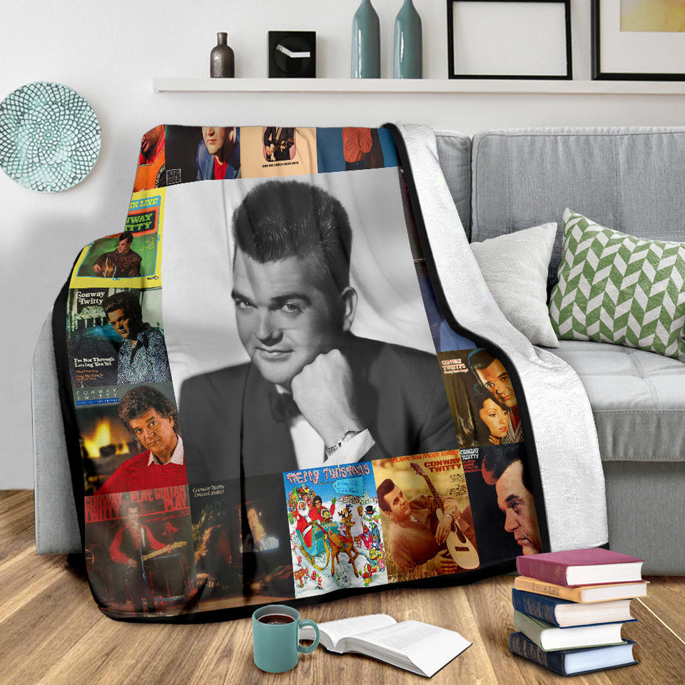 Conway Twitty Style Three Blanket copy