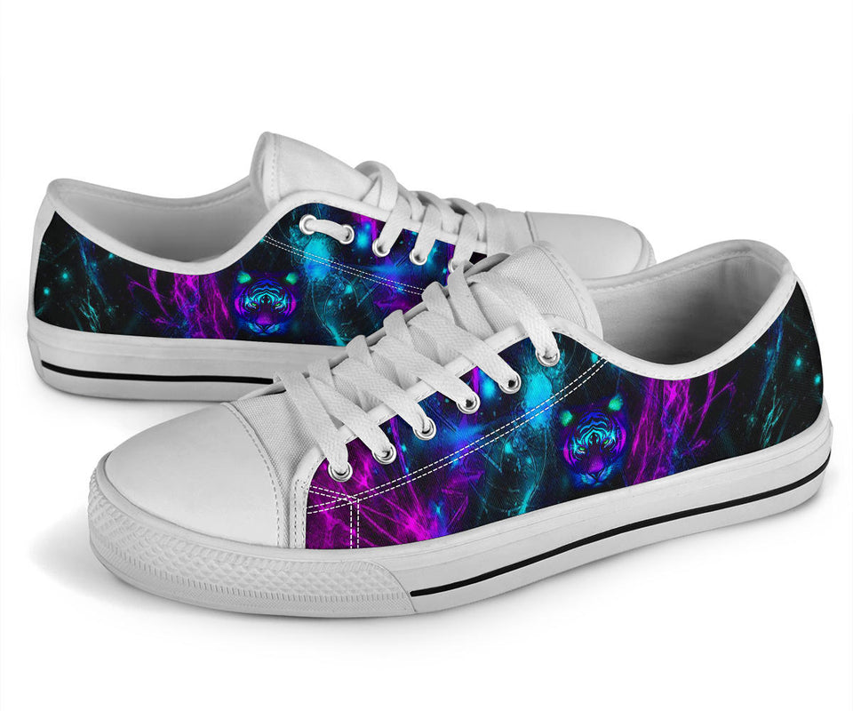 Tiger Neon Purple, Safari Techno, Women_s Boots, Vegan Leather