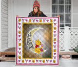 Pooh Blanket I love you to the Moon and back copy