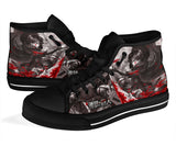 Attack On Titan Levi Ackerman themed custom shoes sneakers