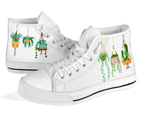 Hanging plants Hand painted shoes