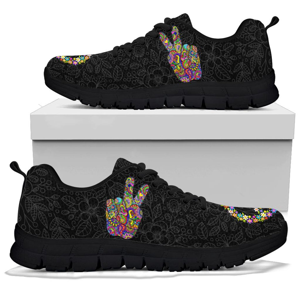 Peace Sign Symbol, Meditation Zen Yoga, Women's Boots