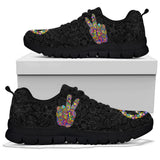 Peace Sign Symbol, Meditation Zen Yoga, Women's Boots