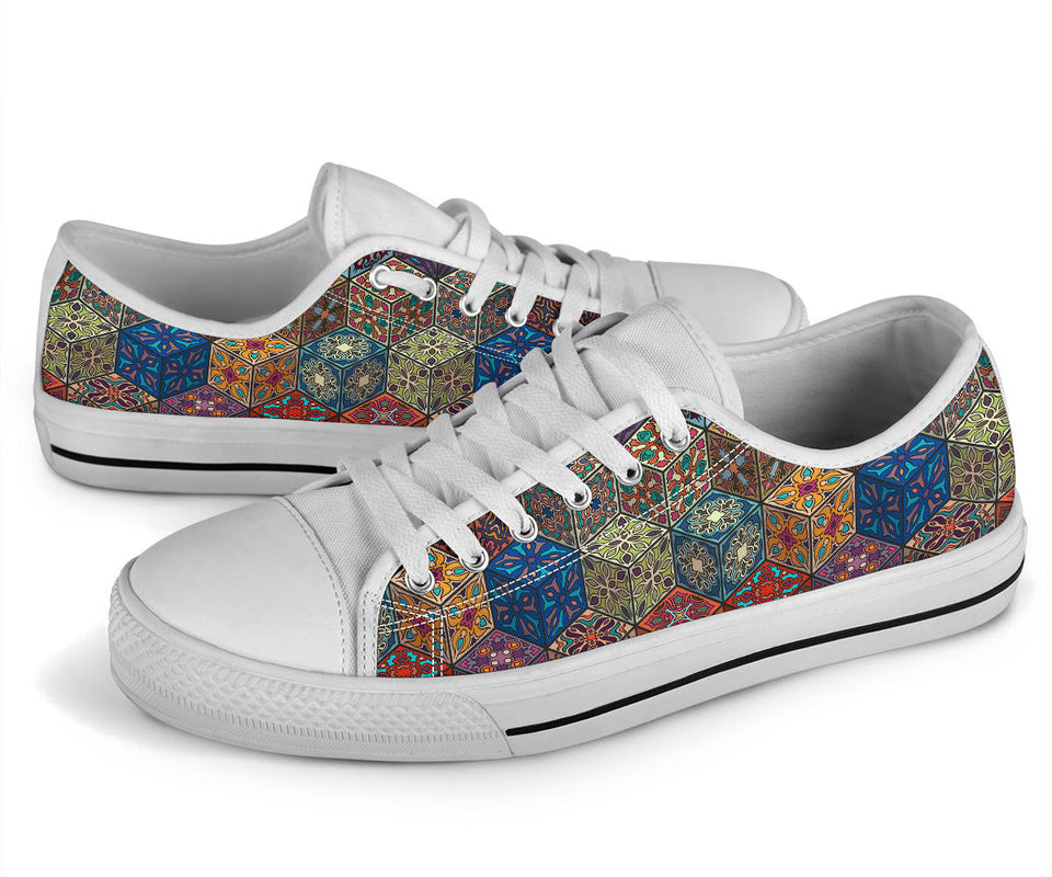 Mandala Boxes, Polar Boots, Multi Colored, Lace Up Boots, Women's Boots